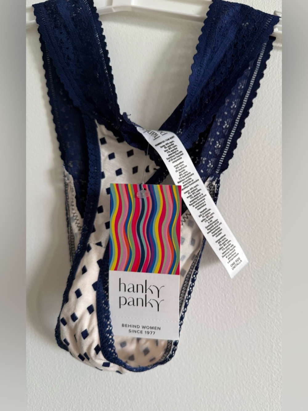 Hanky Panky Underwear Thong NEW